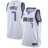 Dres Dallas Mavericks Dwight Powell 7 Nike 2022-23 Association Edition Bijela Swingman
